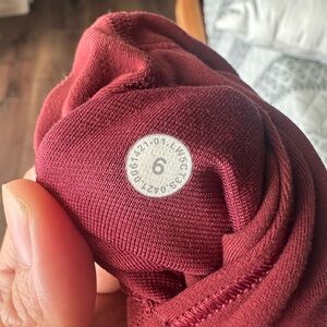 Lululemon Burgundy Leggings